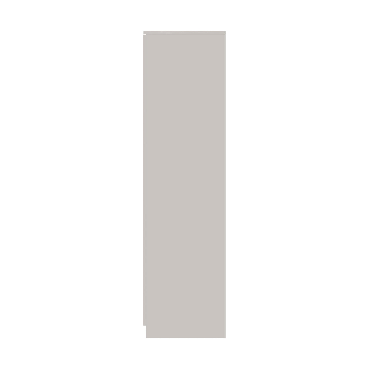 FWStyle Veloce 2 Door Double Wardrobe - White Gloss, Quick Click Assembly