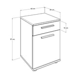 Adore Modern Bedside - Sonoma Oak