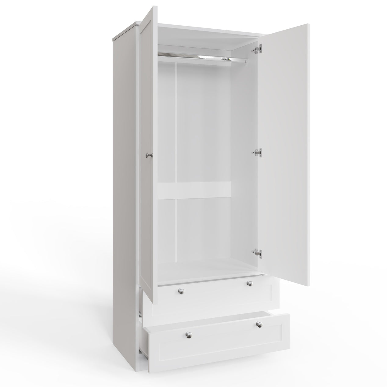Artus 3 piece Bedroom Furniture Set - Matt White