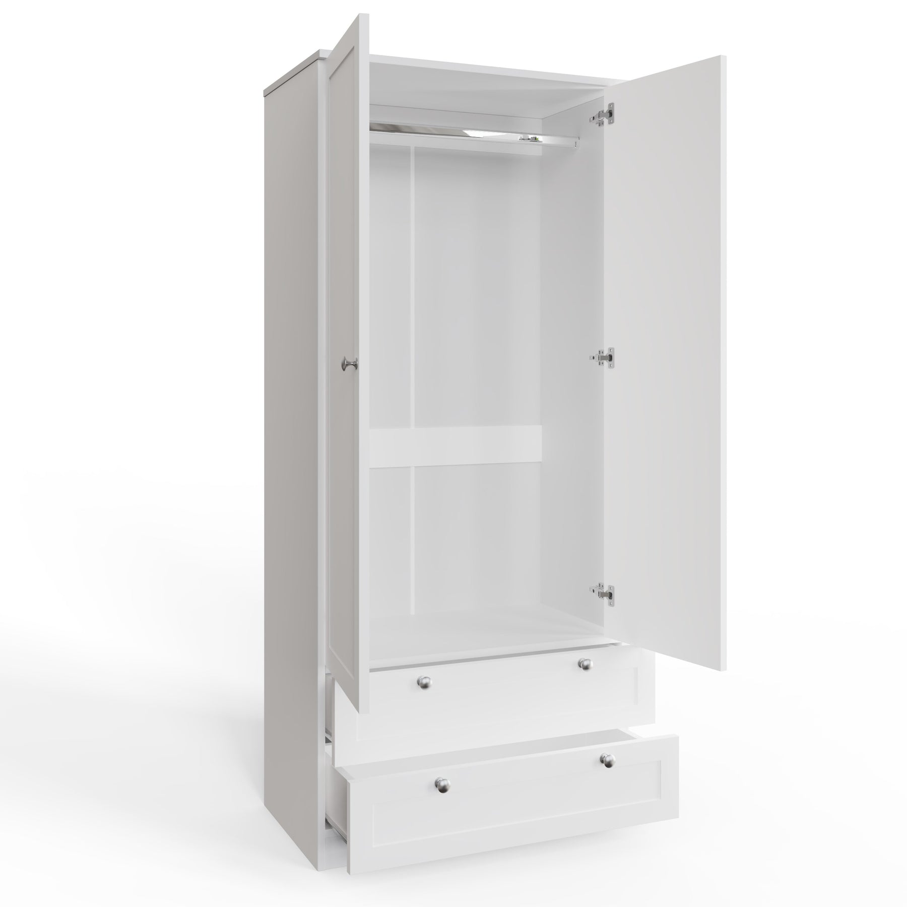 Artus 3 piece Bedroom Furniture Set - Matt White