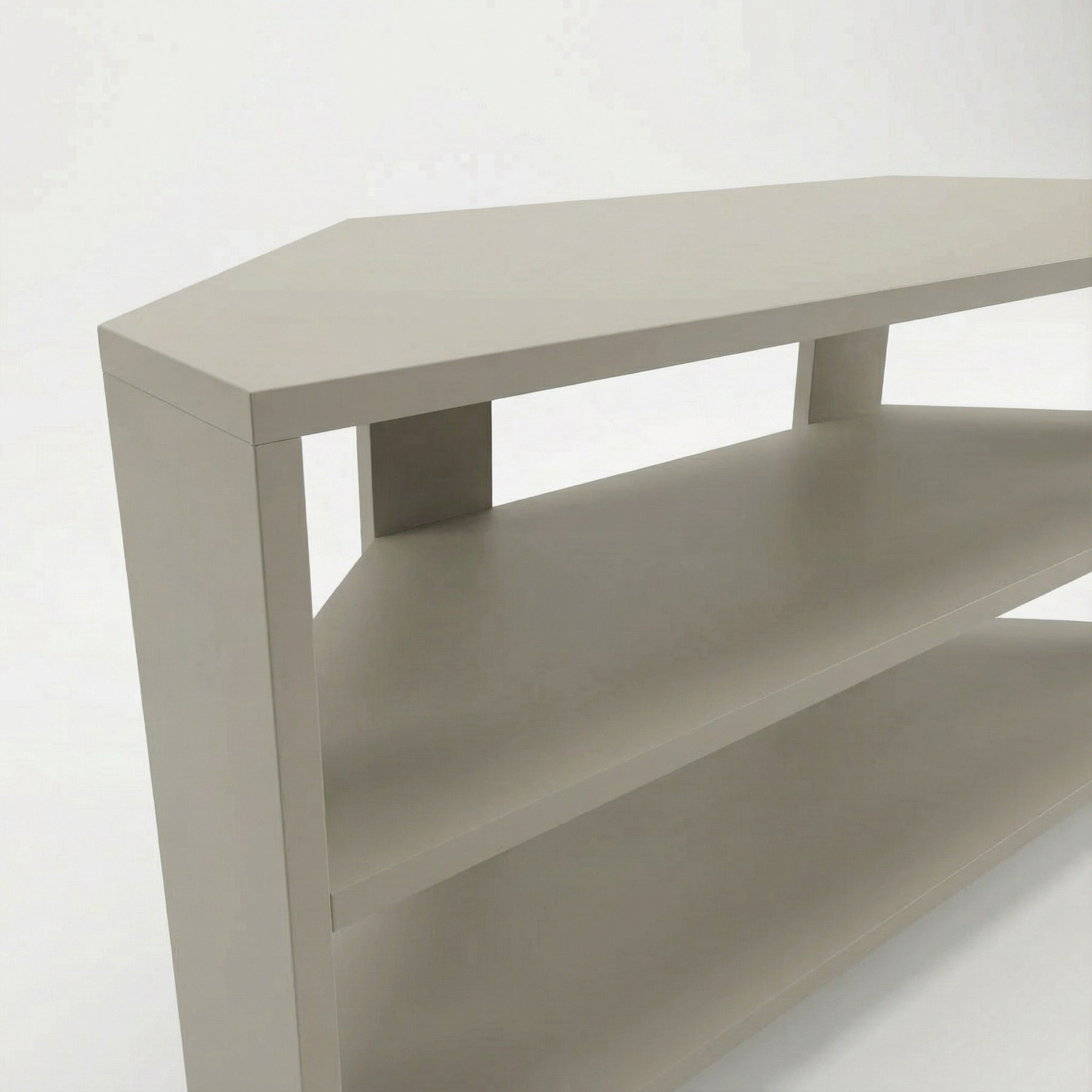 Corner TV Unit - Sage Green