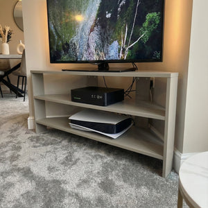 Corner TV Unit - Sage Green