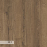 Labirent Modern Bookcase Display Unit Dark Oak 129cm High