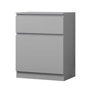 FWStyle Stora 1 Door 1 Drawer Multi-Storage Unit - Matt Grey