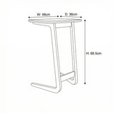 Taberno Oak Sofa Laptop Table