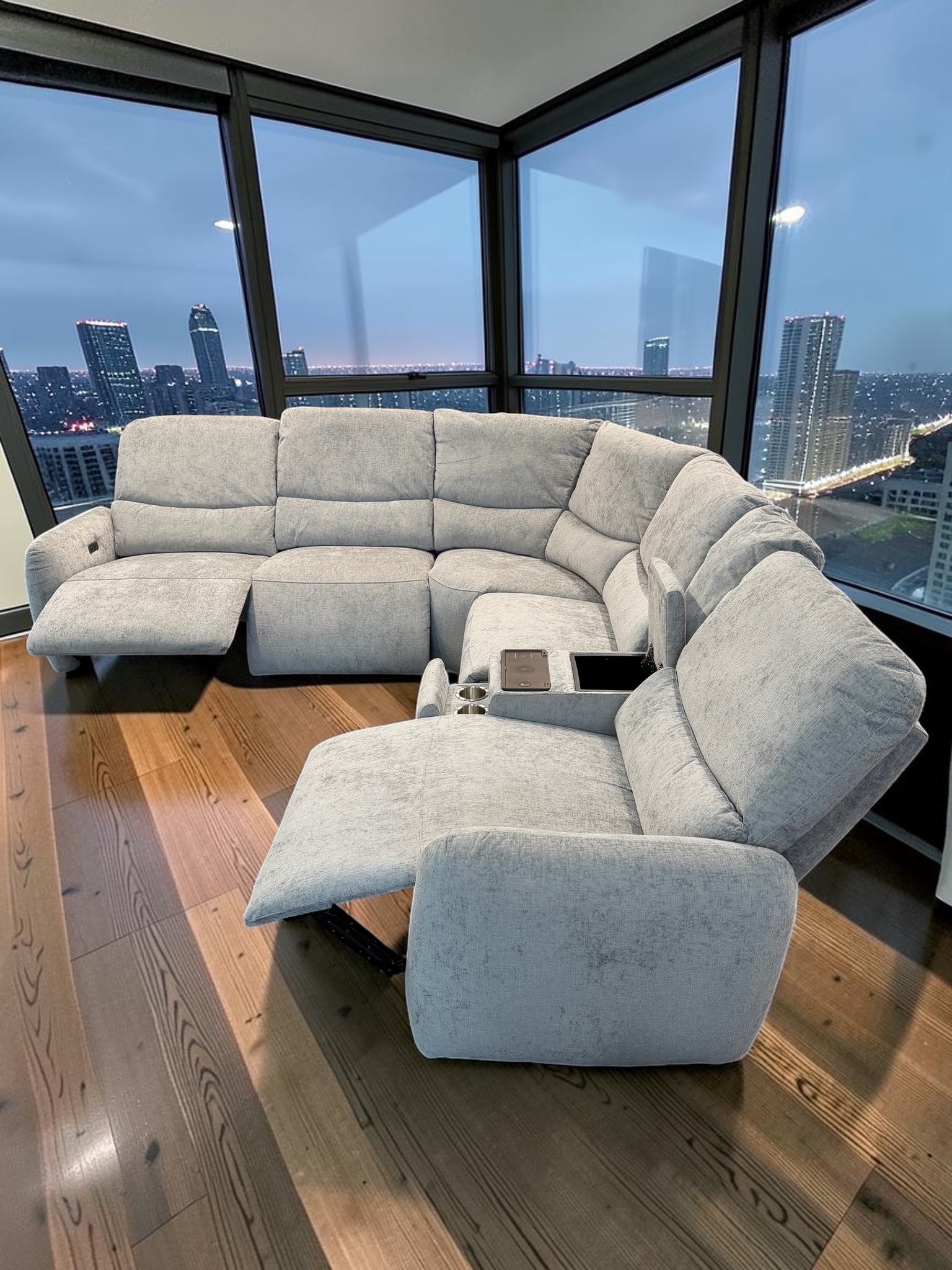 Soho Electric Reclining Tech Corner Group