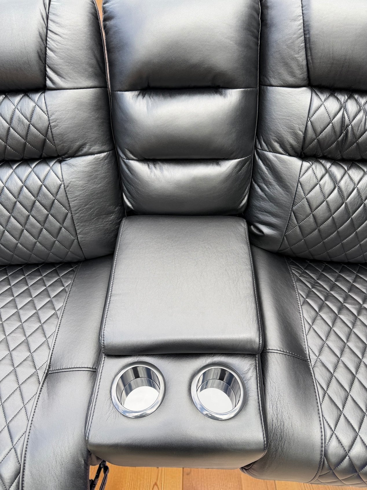 Oxford Electric Reclining Corner Sofa Black
