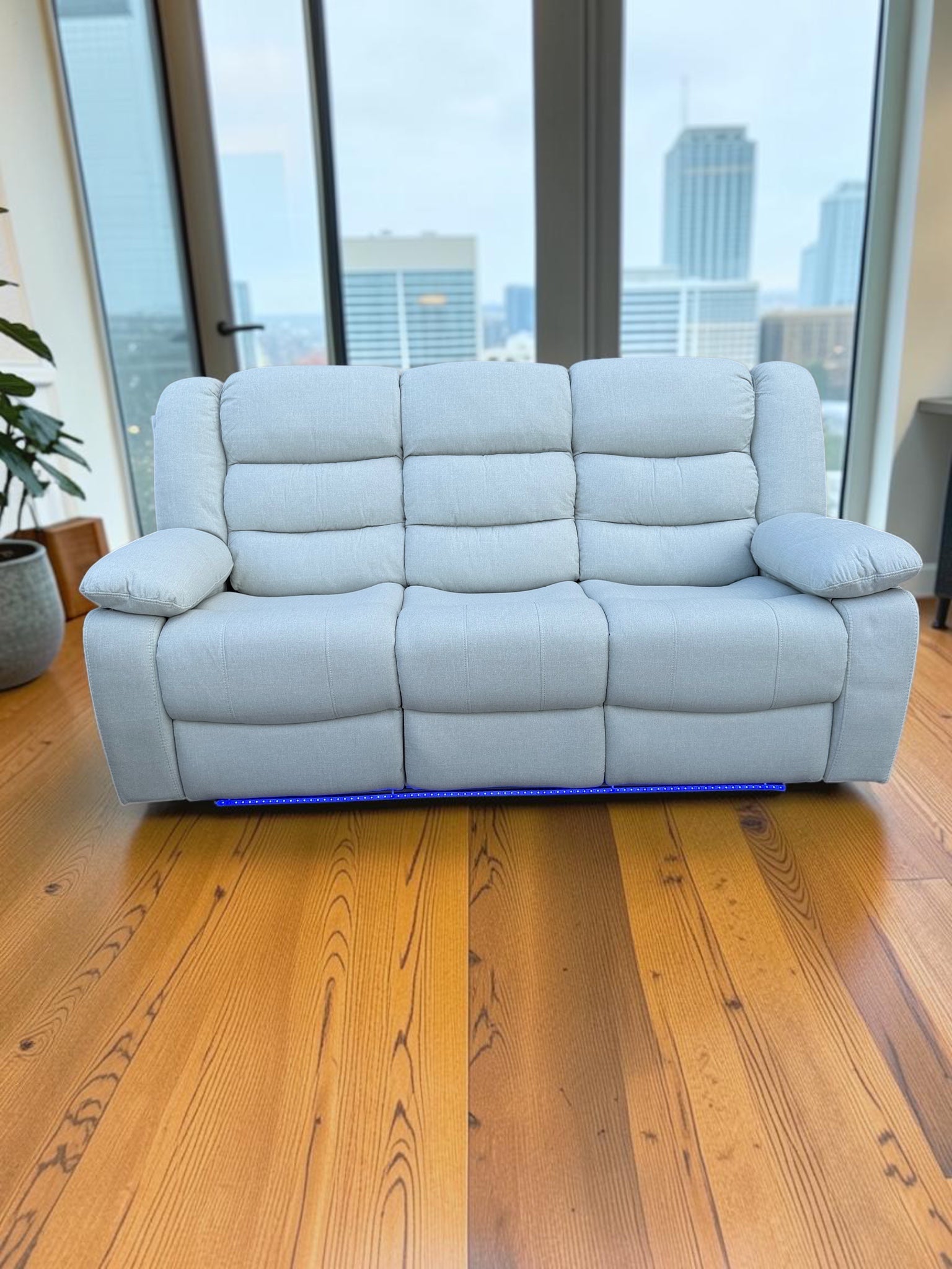 Surrey 3 Seater & 2 Seater Electric Reclining Sofa Cream
