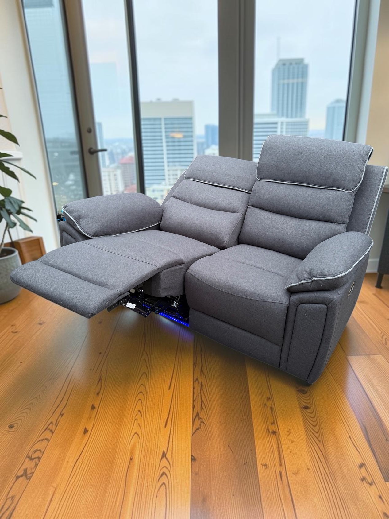 Milano 2 Seater Electric Recliner Sofa