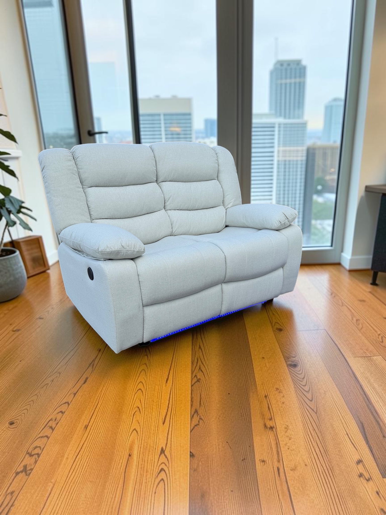 Surrey 3 Seater & 2 Seater Electric Reclining Sofa Cream
