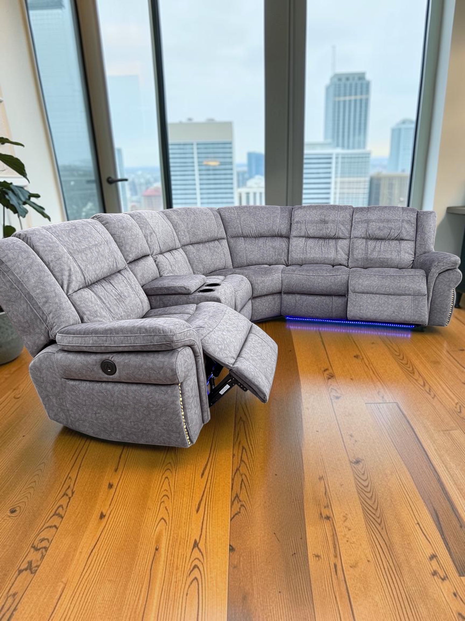 Rio Electric Reclining Corner Sofa