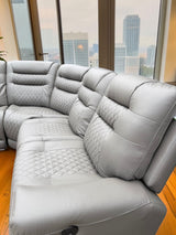 Oxford Electric Reclining Corner Sofa Grey